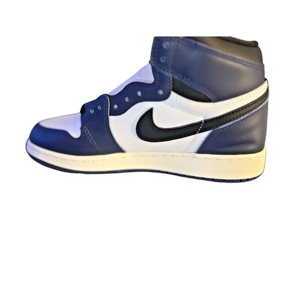 New Air Jordan 1 Retro Hi OG Midnight Navy Size 6.5 Youth / 8 Womens - Picture 7 of 13